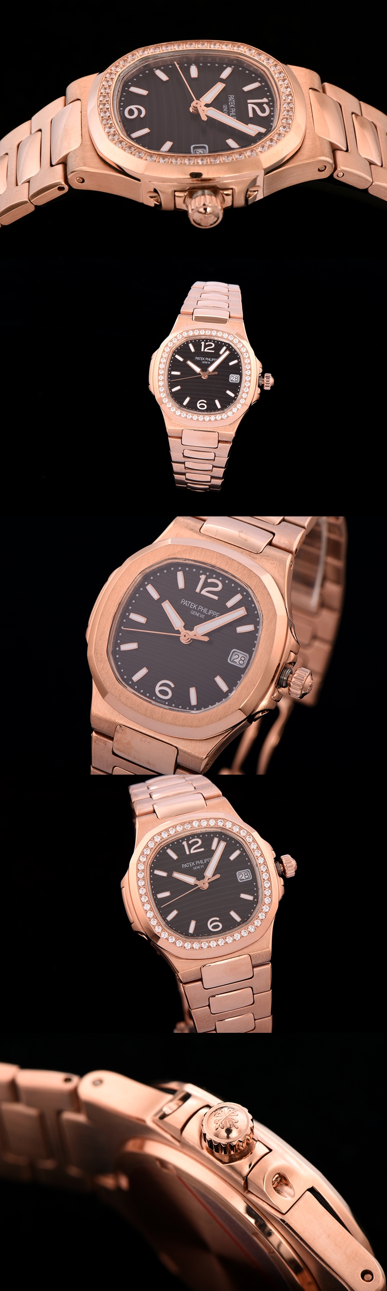 파텍필립 여성용 노틸러스-38 쿼츠 34mm 70111